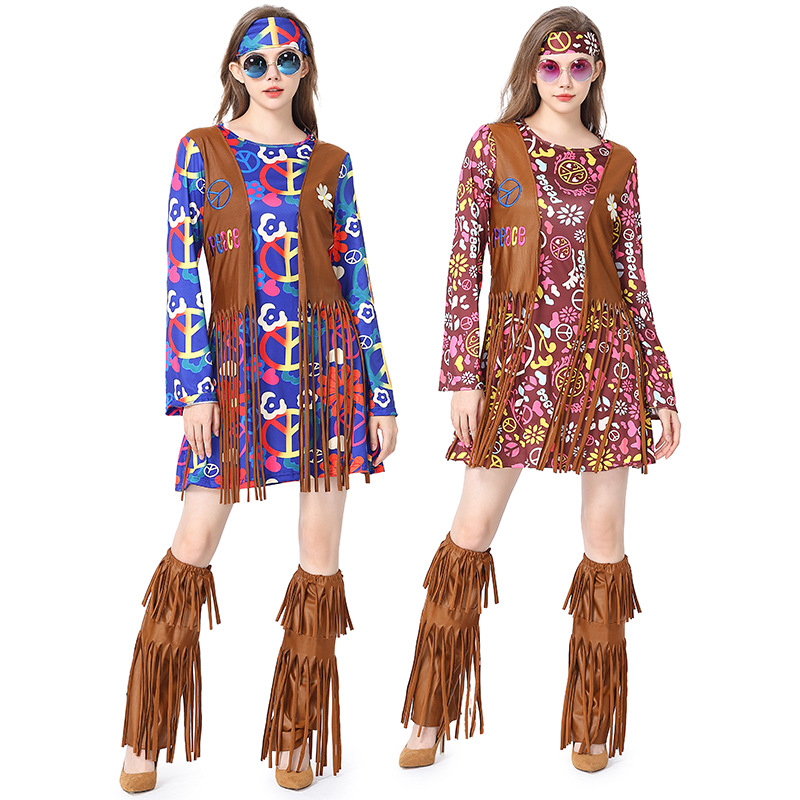 Women'S Accessories In The 70S - فستان ديسكو للهالوين 70s 60s مجموعة