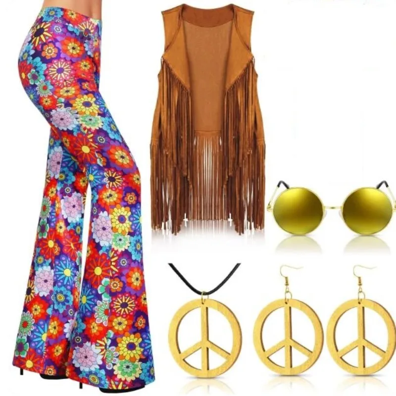 Women'S Accessories In The 70S - 70s ملابس للنساء الهبي زي مجموعة