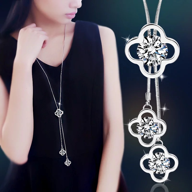 Women Accessories Images - النساء قلادة القلائد جوفاء يترك زهرة