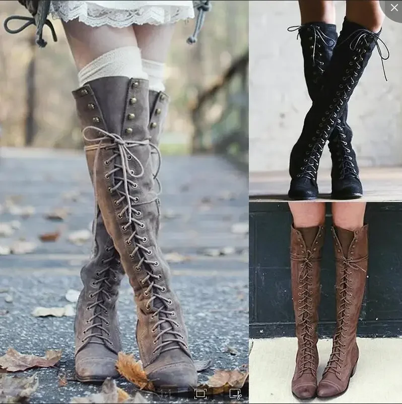 Women Knight Accessories - القرون الوسطى زي فارس الأحذية الفايكنج