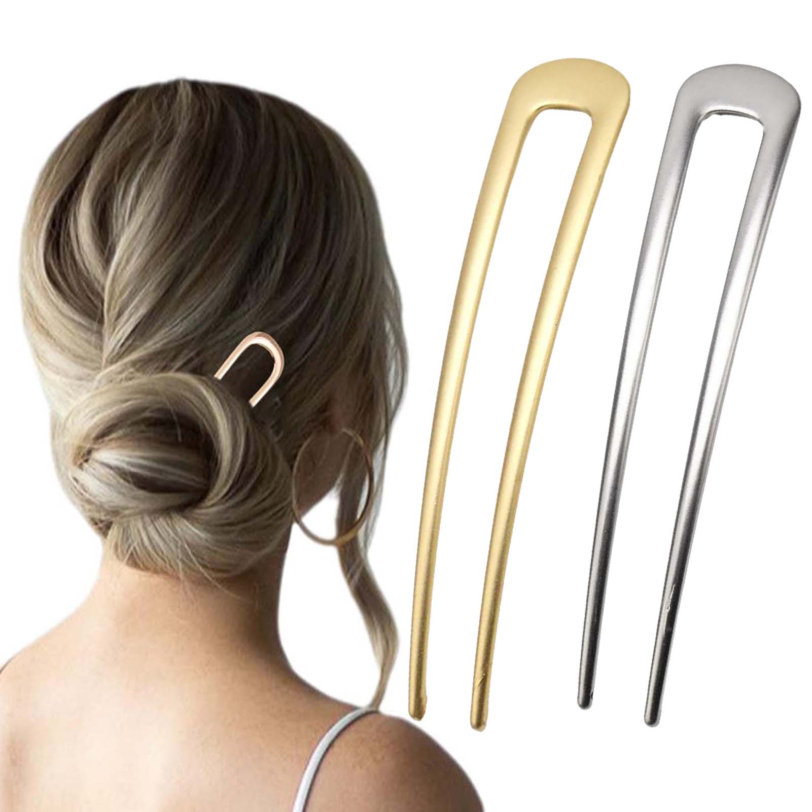 دبابيس شعر فرنسية على شكل حرف  - مراجعة Women Knight Accessories وسعره