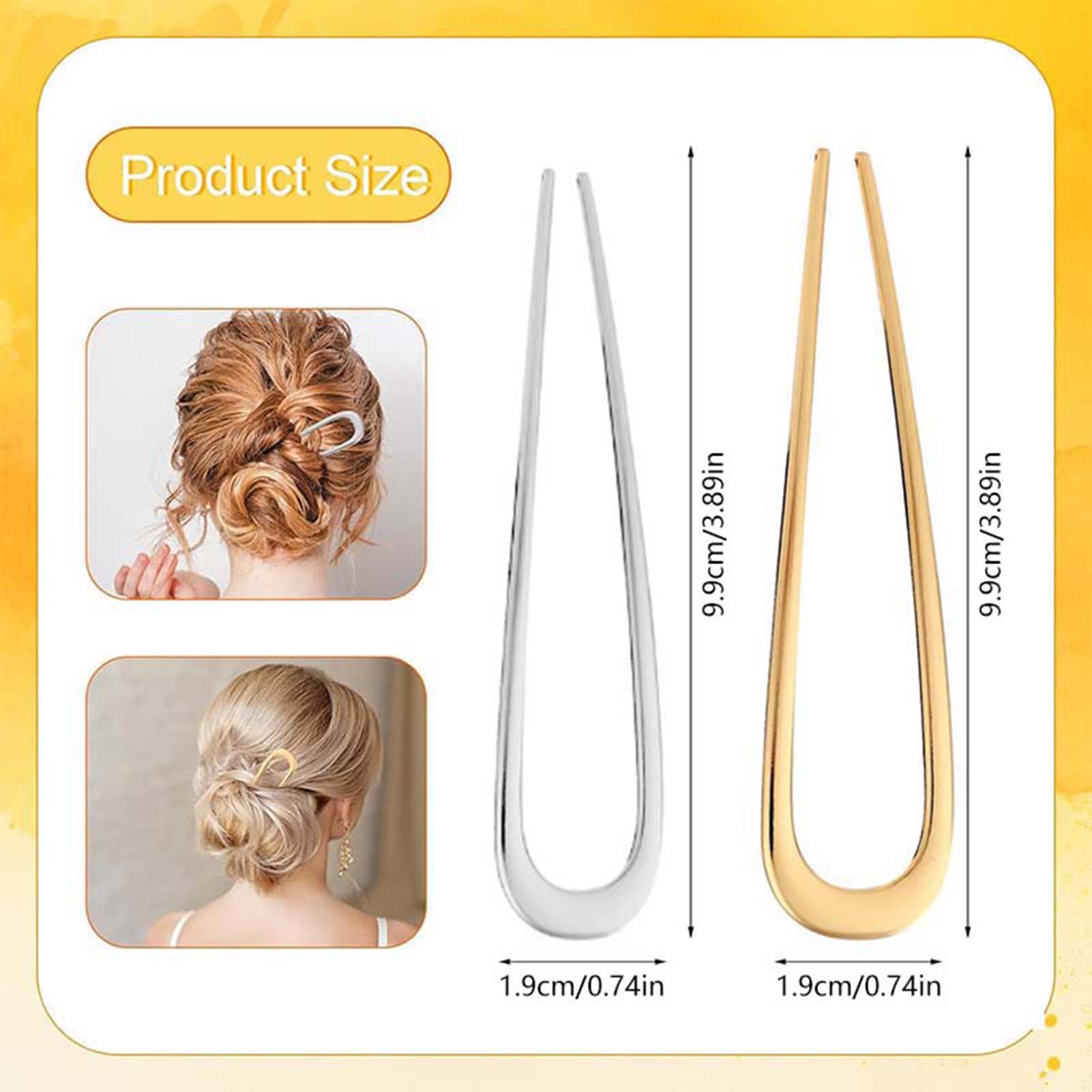 دبابيس شعر فرنسية على شكل حرف  - مراجعة Women Knight Accessories وسعره