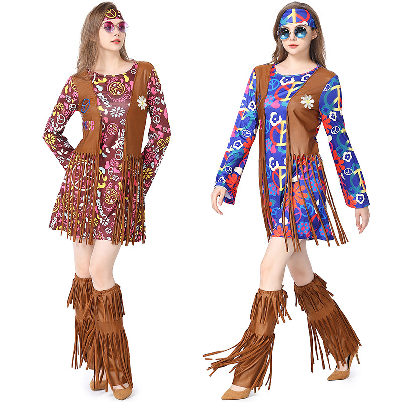 فستان ديسكو للهالوين 70s 60s م - مراجعة Women'S Accessories In The 70S وسعره