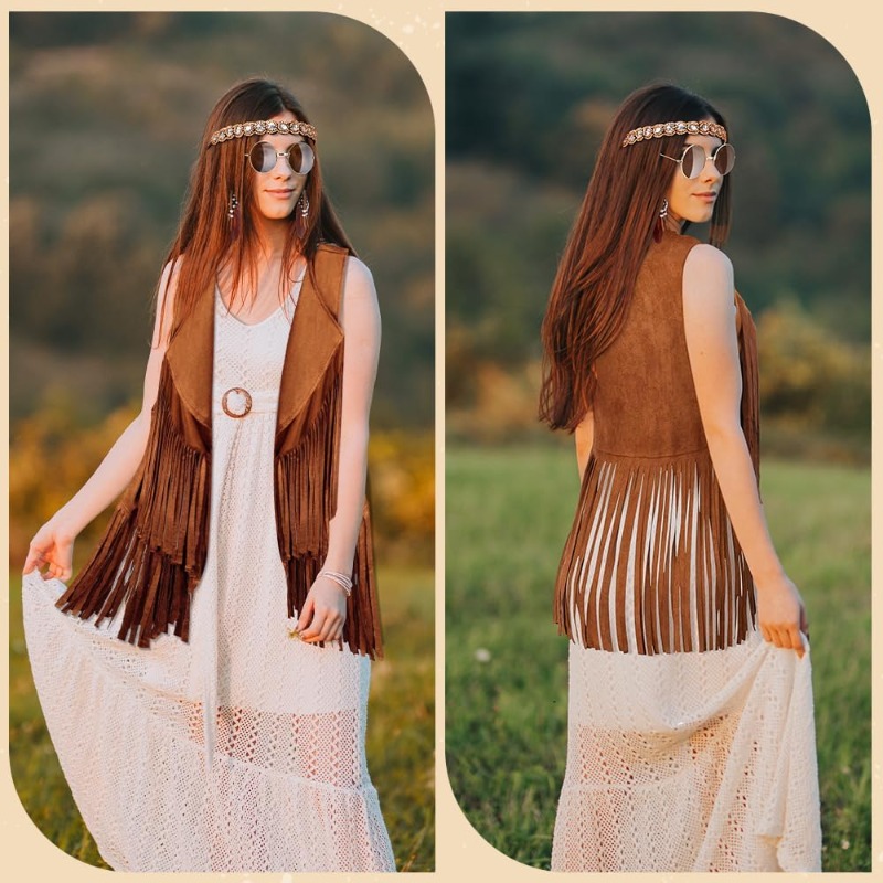 5 قطع من إكسسوارات زي الهيبي ل - مراجعة Women'S Accessories In The 70S وسعره
