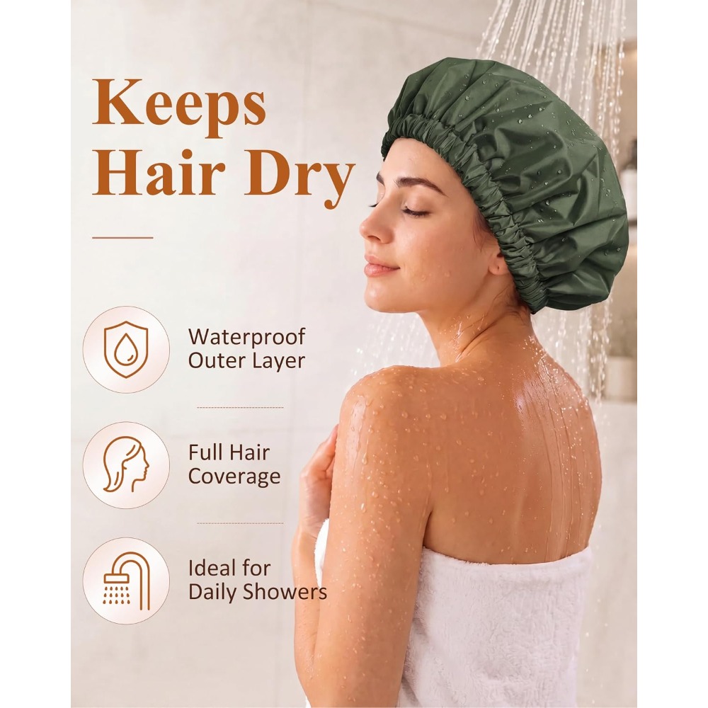 غطاء استحمام قابل لإعادة الاست - مراجعة Women Accessories Images وسعره