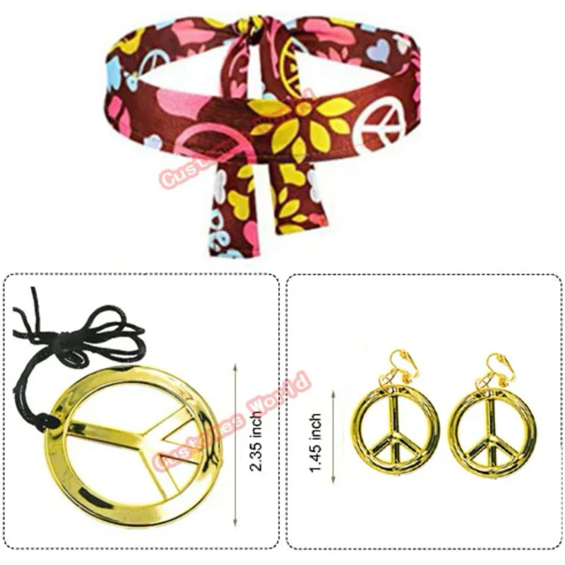 السلام الحب النساء حزب 60S 70S - مراجعة Women'S Accessories In The 70S وسعره