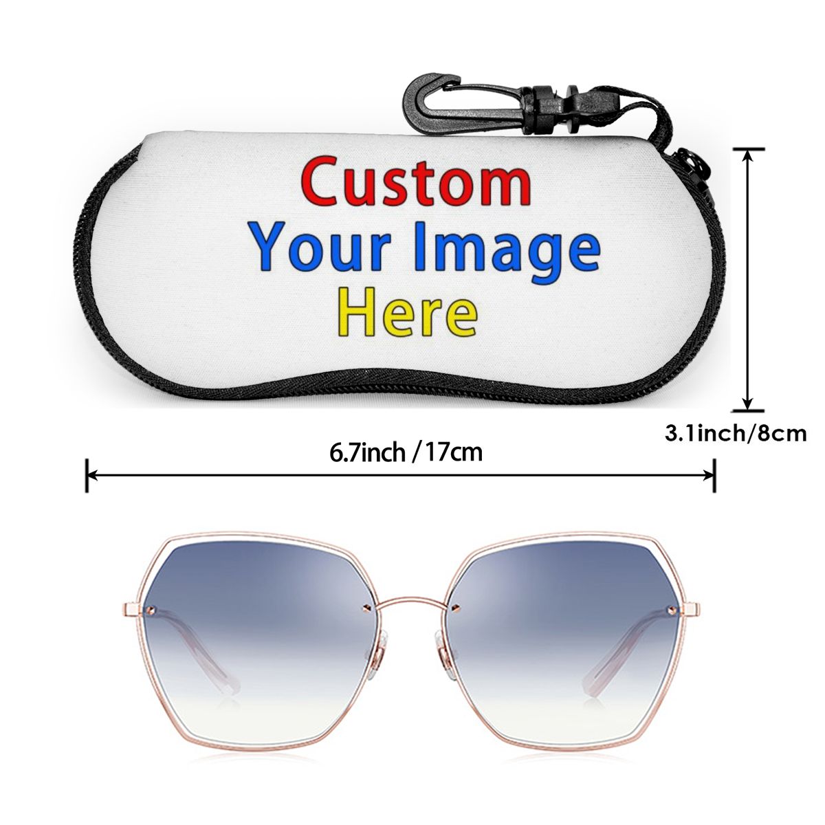 3D مخصص صورتك النساء النظارات  - مراجعة Women Accessories Images وسعره
