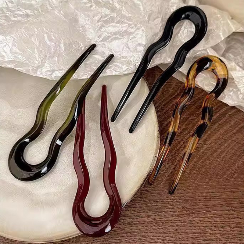 دبوس شعر أنيق من الأكريليك على - مراجعة Women Knight Accessories وسعره